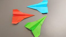 چگونه یک هواپیمای کاغذی یا اوریگامی بسازیم ؟