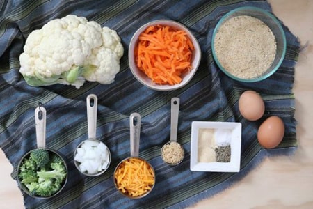 مواد لازم برای ناگت سبزیجات